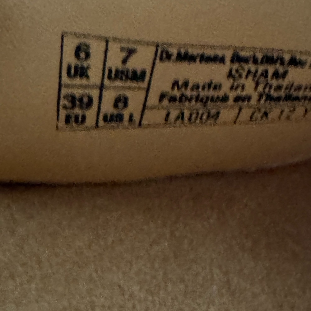 Dr Martens NWT Isham Buckle Oasis Suede Mules in Parchment Desert Oasis Suede - Picture 9 of 9